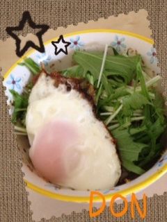 おかか目玉焼き丼-レシピのメイン写真