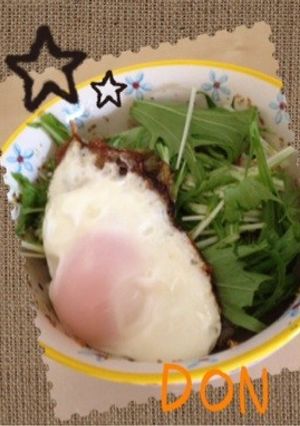 おかか目玉焼き丼-レシピのメイン写真