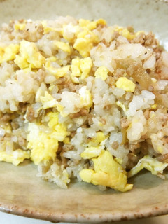 極旨☆ひき肉とザーサイのスタミナ炒飯-レシピのメイン写真