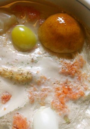 キノコと根菜で温まる抹茶入り茶碗蒸し-レシピのメイン写真