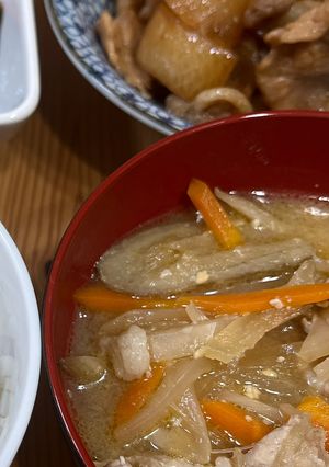 ホットクックで豚汁-レシピのメイン写真