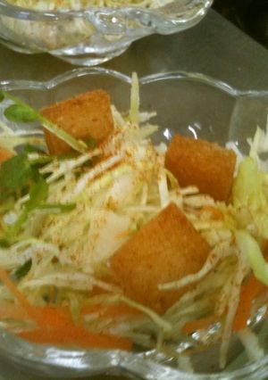 ☆キャベツの千切りと水菜のサラダ☆-レシピのメイン写真