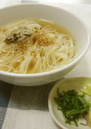 簡単★スピードにゅうめん★温かい素麺-レシピのメイン写真