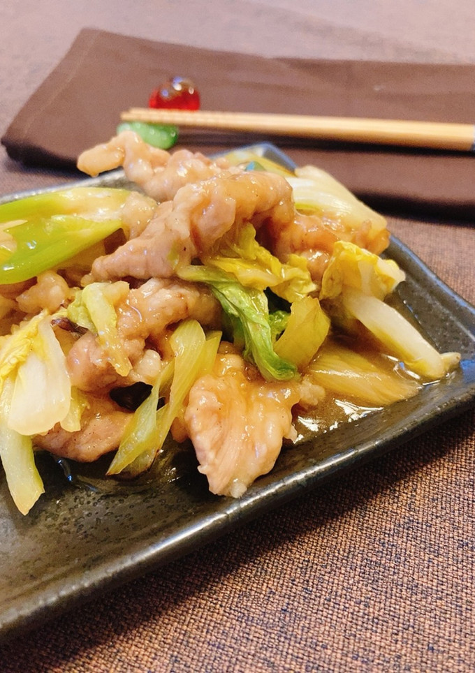 とろ～り白菜と豚コマのオイスター炒め煮-レシピのメイン写真