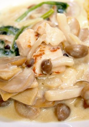 チキンときのこのクリーム煮-レシピのメイン写真