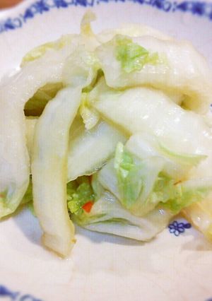 白だしで☆ピリ辛白菜漬け-レシピのメイン写真