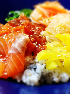 お刺身■韓国風の海鮮漬け丼■リメイク-レシピのメイン写真