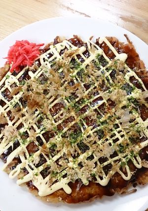節約おつまみ♪天ぷら粉☆豆腐のお好み焼き-レシピのメイン写真
