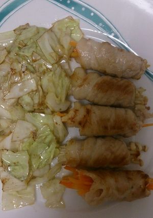 野菜のくるくる豚肉巻き-レシピのメイン写真