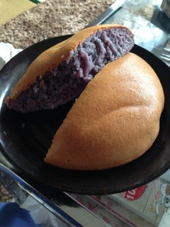 簡単炊飯器で紫芋ケーキ-レシピのメイン写真