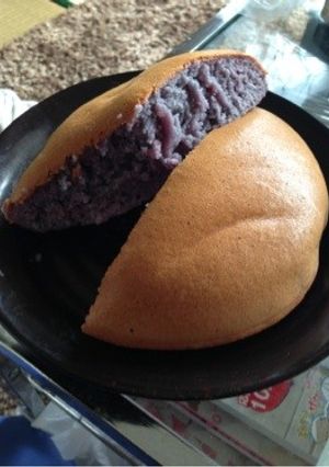 簡単炊飯器で紫芋ケーキ-レシピのメイン写真