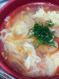 定番野菜で作る卵の中華スープ-レシピのメイン写真