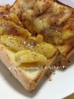 カフェ風*バナナシナモントースト*-レシピのメイン写真
