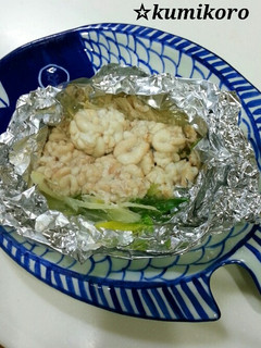 白子のホイル焼き~お塩でどうぞ。-レシピのメイン写真