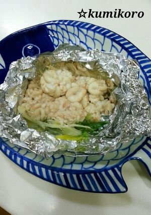 白子のホイル焼き~お塩でどうぞ。-レシピのメイン写真
