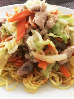 チョッ早っ!野菜餡かけかた焼きそば-レシピのメイン写真
