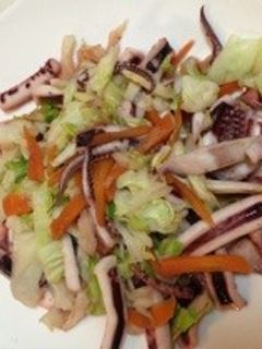 お好きな野菜で‼簡単イカの野菜炒め-レシピのメイン写真