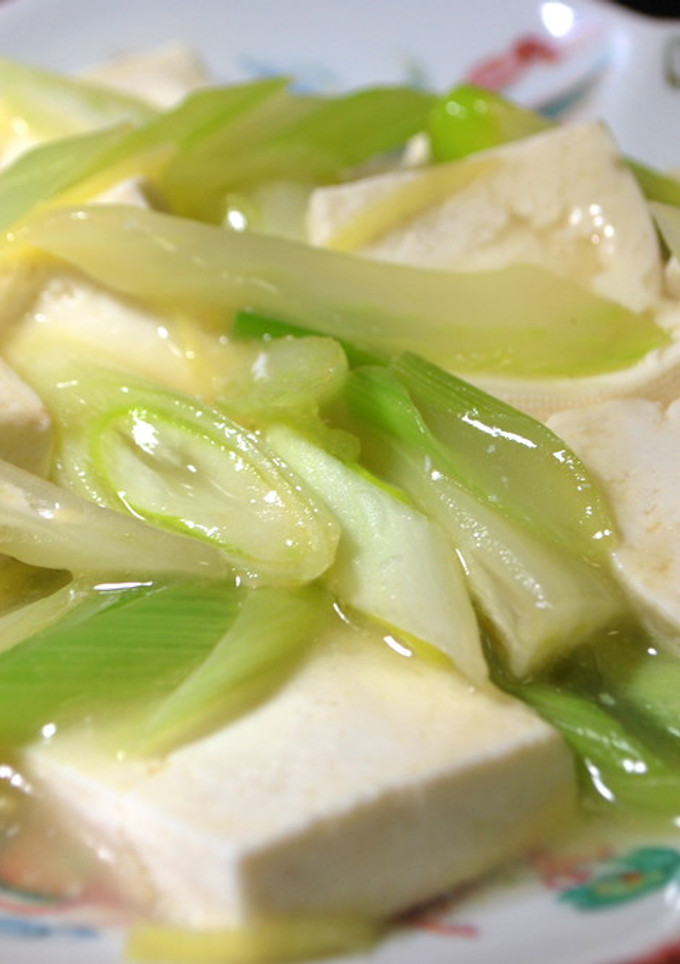 ５分で簡単♪　豆腐とセロリの中華風炒め-レシピのメイン写真