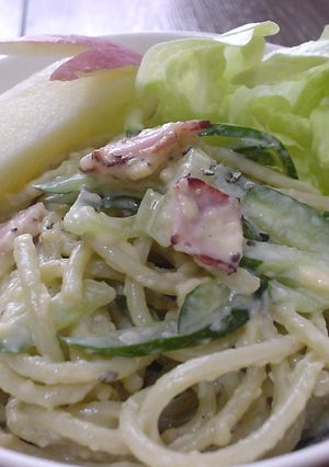 カルボのスパサラ-レシピのメイン写真