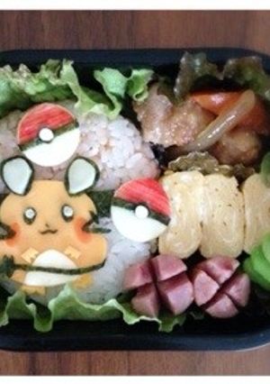 キャラ弁＊ポケモン デデンネ＊-レシピのメイン写真