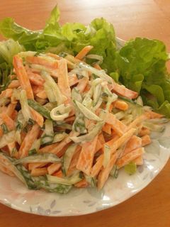 柿とキュウリのサラダ☆-レシピのメイン写真