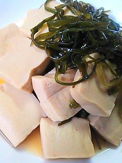 高野豆腐とすき昆布の煮物-レシピのメイン写真