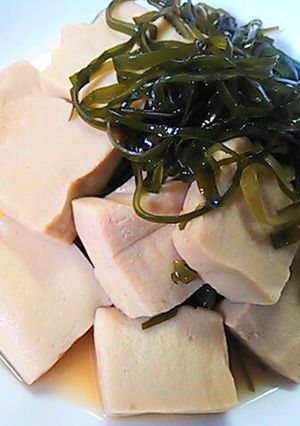高野豆腐とすき昆布の煮物-レシピのメイン写真
