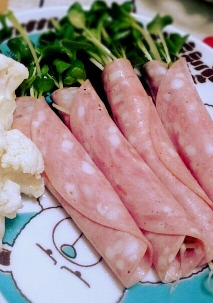 ハムのかいわれ巻き❕おつまみ、お弁当に♬-レシピのメイン写真