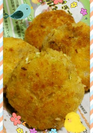 豚小間で作るキャベツ入りメンチカツ♪-レシピのメイン写真