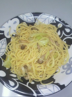 簡単♪キャベツときのこの和風パスタ-レシピのメイン写真