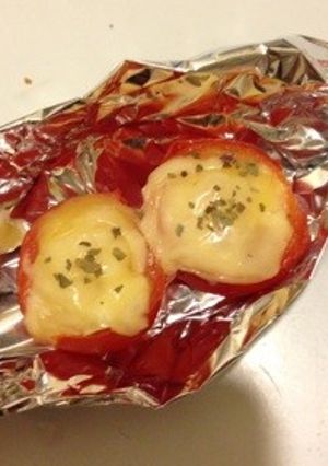 お弁当のすき間に一品‼コーンチーズトマト-レシピのメイン写真