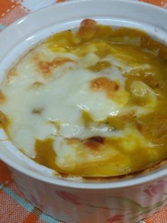 煮物リメイク!かぼちゃグラタン♪-レシピのメイン写真