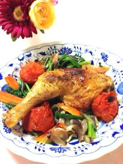 クリスマスディナー☆簡単ローストチキン♪-レシピのメイン写真