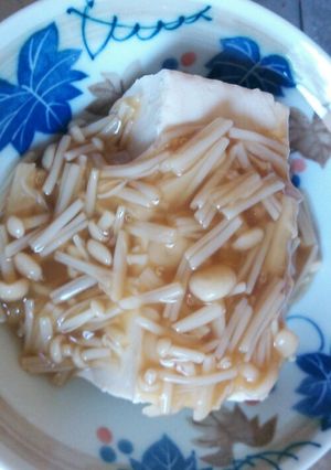 簡単すぎる！豆腐のきのこあんかけ☆-レシピのメイン写真
