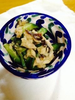 塩昆布とツナキュウリの和え物-レシピのメイン写真
