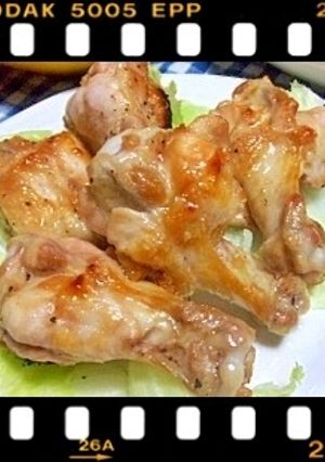 手羽元のにんにく胡椒焼き-レシピのメイン写真