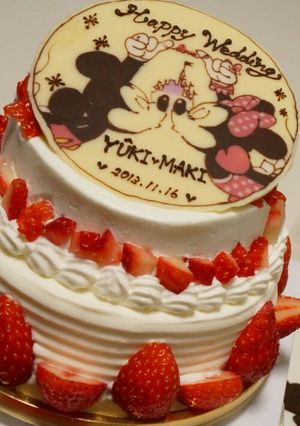 ミニウェディングケーキ-レシピのメイン写真