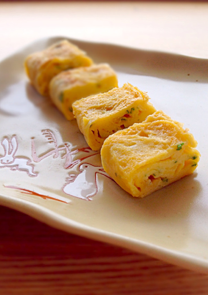 すぐできる！弁当用ねぎ卵焼き-レシピのメイン写真