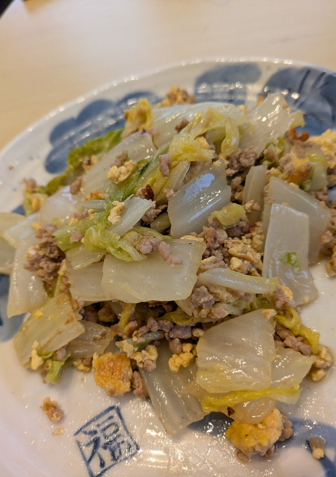 ちゃっちゃと白菜とひき肉の炒めもの-レシピのメイン写真