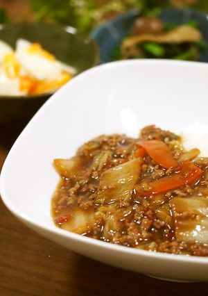 白菜と挽き肉のあったかあんかけ-レシピのメイン写真