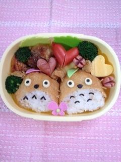 キャラ弁☆お稲荷トトロ弁当-レシピのメイン写真