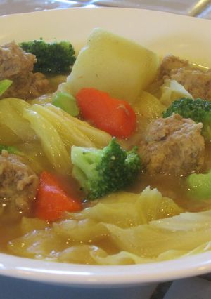 あったか肉だんごのカレースープ-レシピのメイン写真