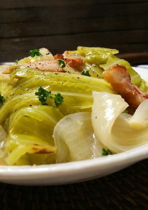 キャベツとベーコンでとろ〜りコトコト煮-レシピのメイン写真