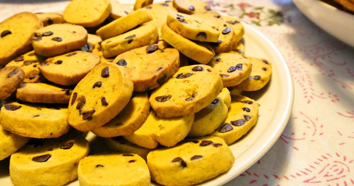3/31もん様かぼちゃケーキ2本チョコチップクッキー210枚 Cookie Time トリプルチョコレートチャンク クッキーバッグ 5個入り