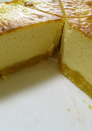 ノンオイルフライヤーdeチーズケーキ♪-レシピのメイン写真