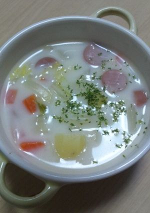 簡単！！いつもの味に飽きたら味噌シチュー-レシピのメイン写真