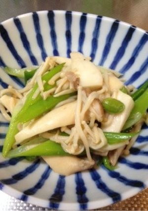 簡単♫キノコとネギのマヨ炒め-レシピのメイン写真