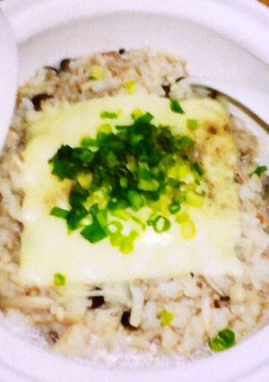 土鍋で☆きのこの石焼き風リゾット-レシピのメイン写真