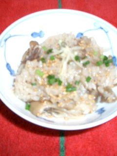 まいたけと牛肉のおこわ-レシピのメイン写真