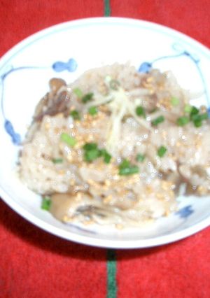 まいたけと牛肉のおこわ-レシピのメイン写真